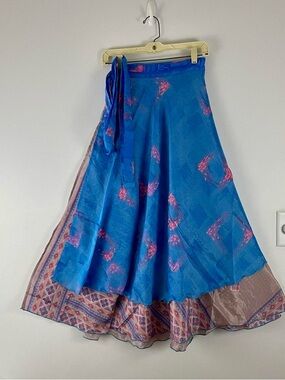 Reversible Maxi Wrap Skirt